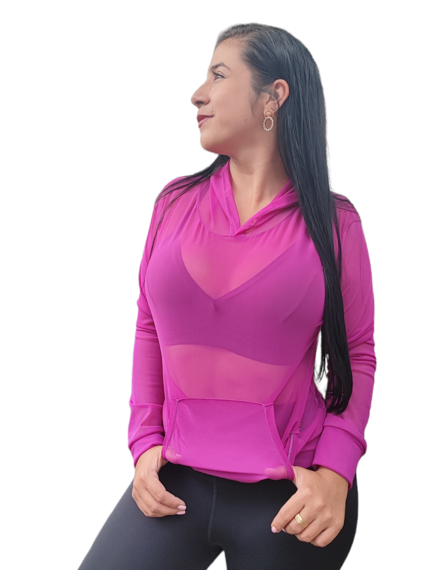 CHAQUETA CAPUCHA MALLATEX OVERSILVER®