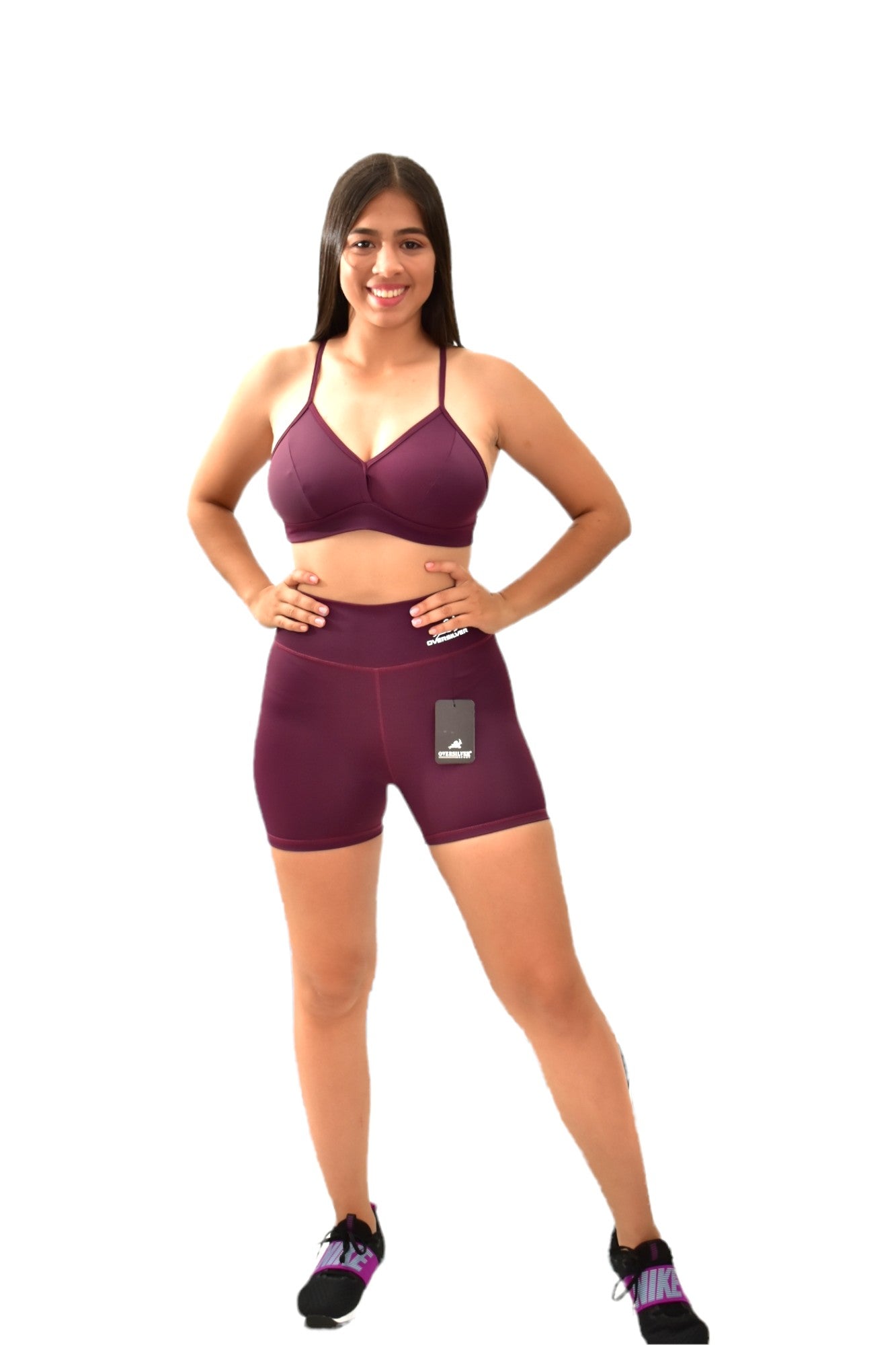 SHORT SET 2 PIEZAS PREMIUMTEX VINOTINTO oversilvercolombia