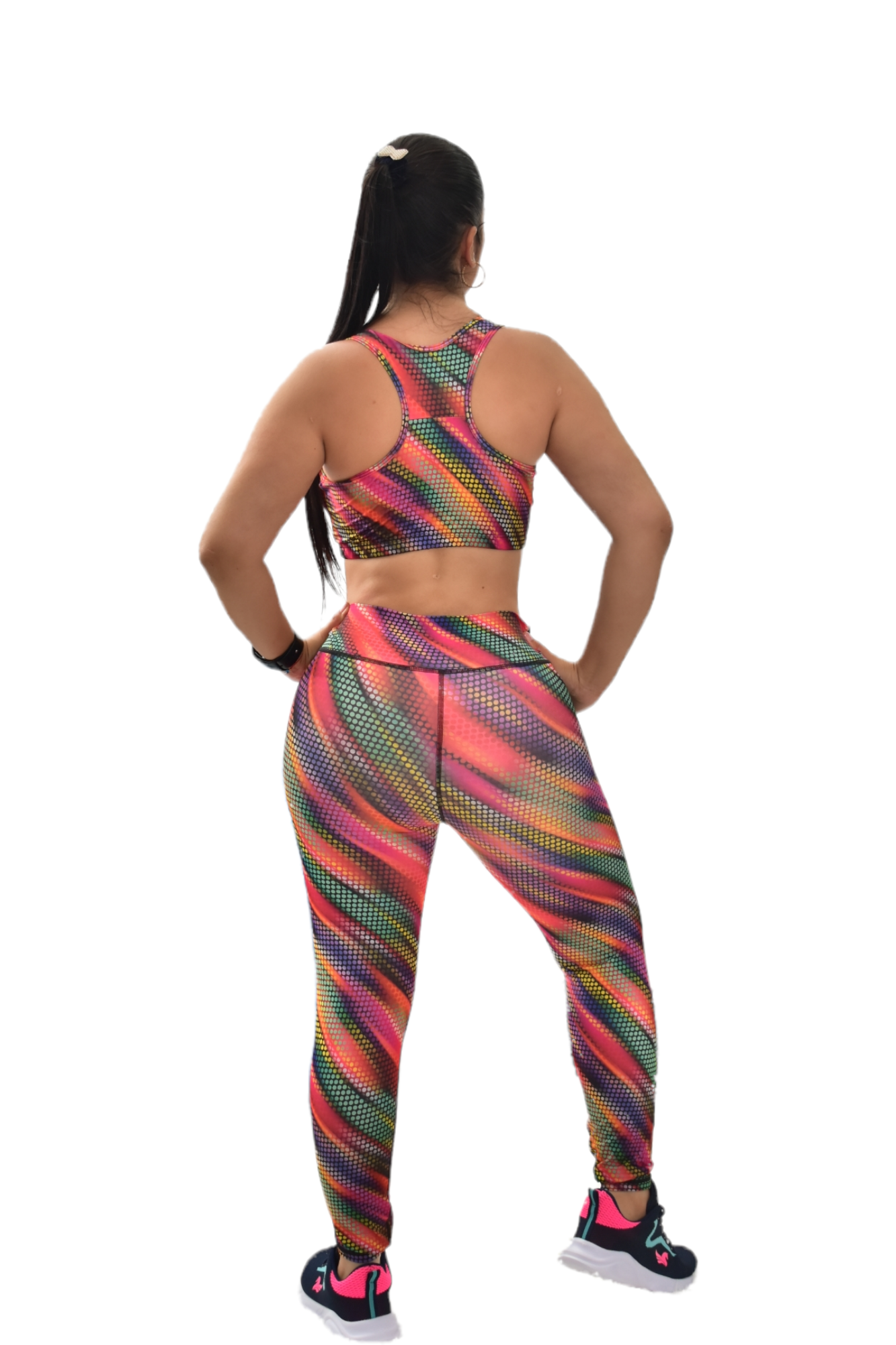 LEGGINS SET 2 PIEZAS SPORTGYM ROJO RAYA DIAGONAL oversilvercolombia