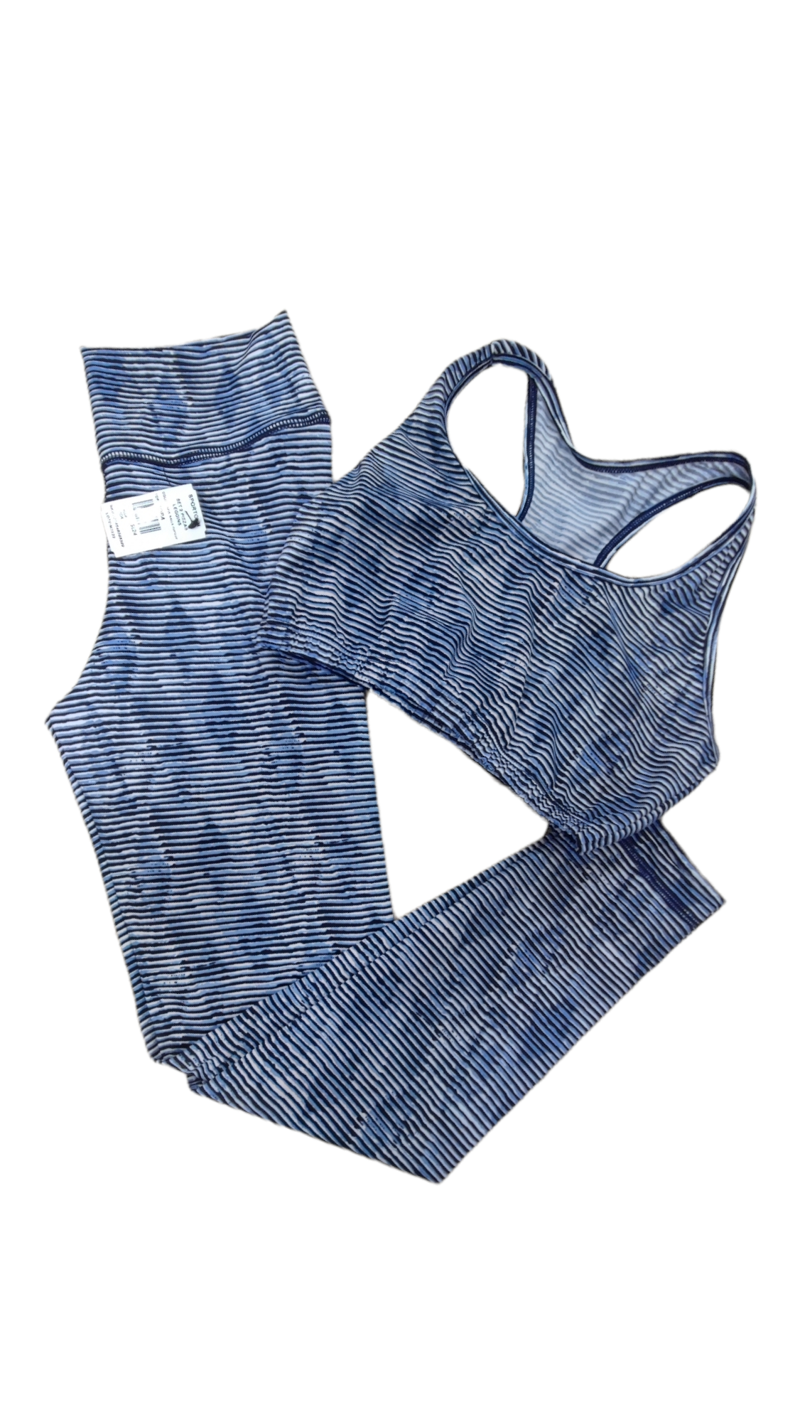 LEGGINS SET 2 PIEZAS SPORTGYM AZUL RALLA TURQUIE oversilvercolombia