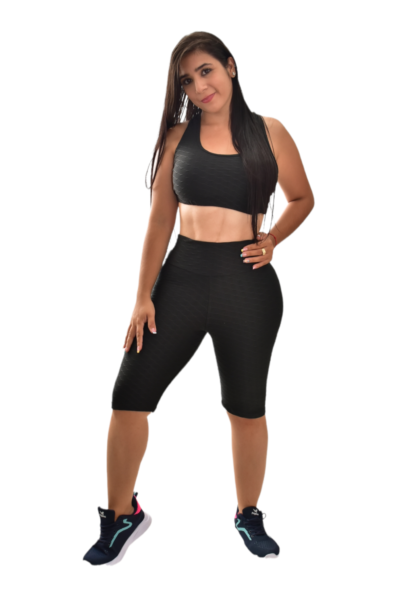 BIKER PUSH UP SET 2 PIEZAS TEXTURIZADO NEGRO oversilvercolombia