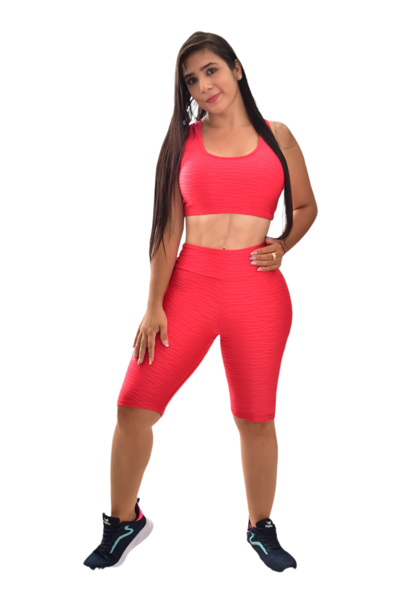 BIKER PUSH UP SET 2 PIEZAS TEXTURIZADO ROJO oversilvercolombia