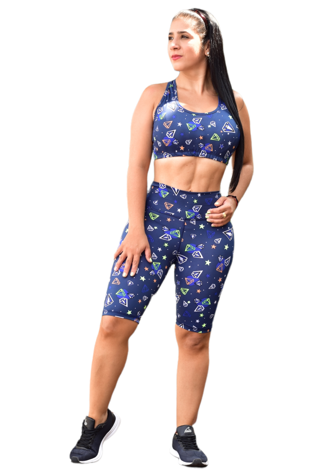 BIKER SET 2 PIEZAS SPORTGYM OSCURO DIAMANTE
