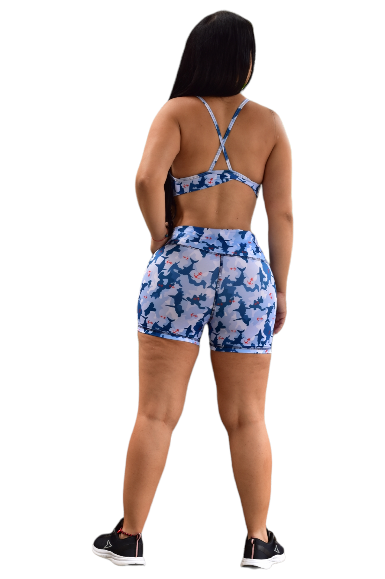SHORT SET 2 PIEZAS SPORTGYM AZUL TIBURON