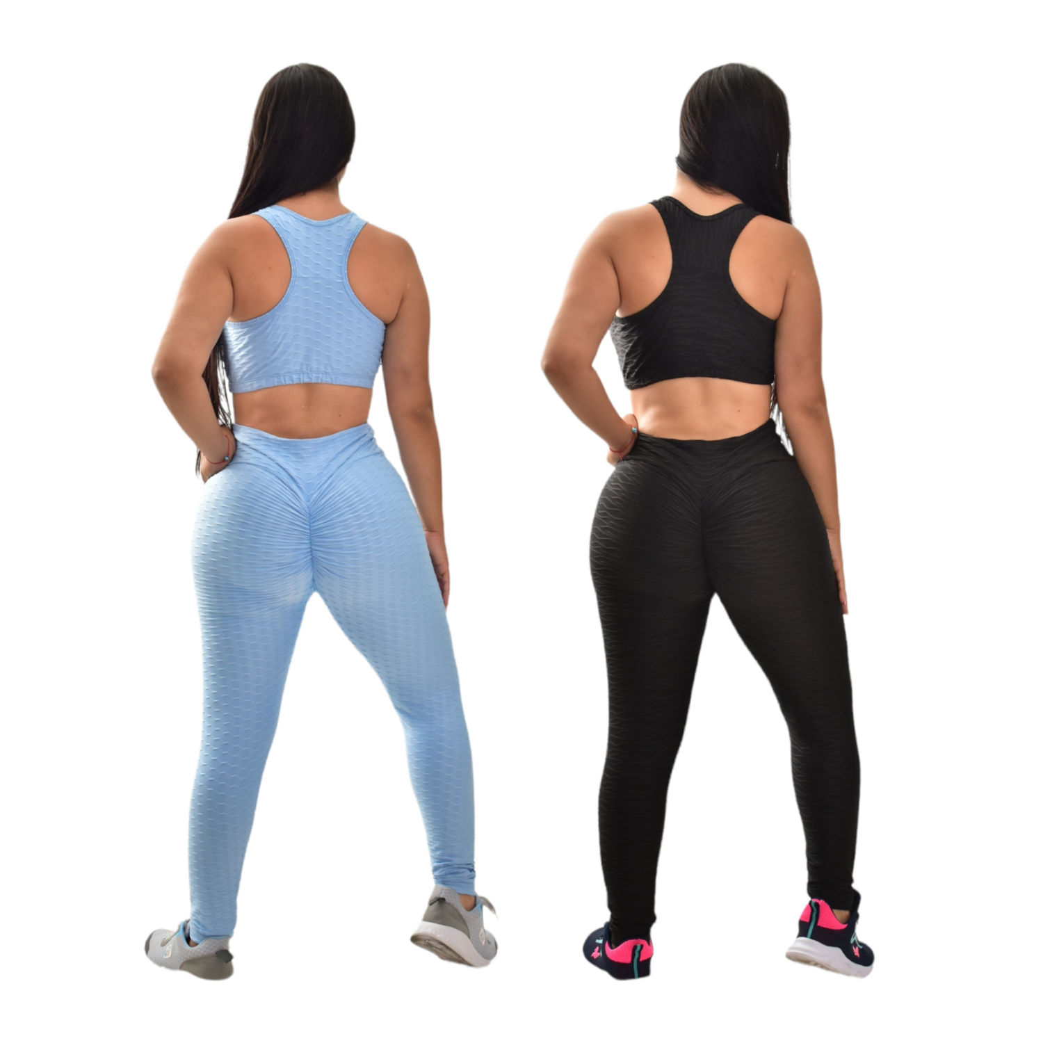 LEGGINS PUSH UP SET 2 PIEZAS TEXTURIZADA