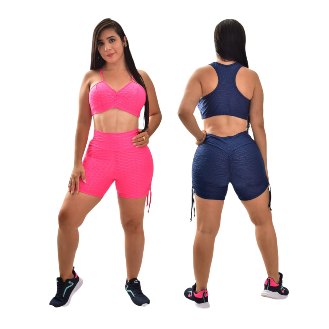 SHORT PUSH UP SET 2 PIEZAS TEXTURIZADA