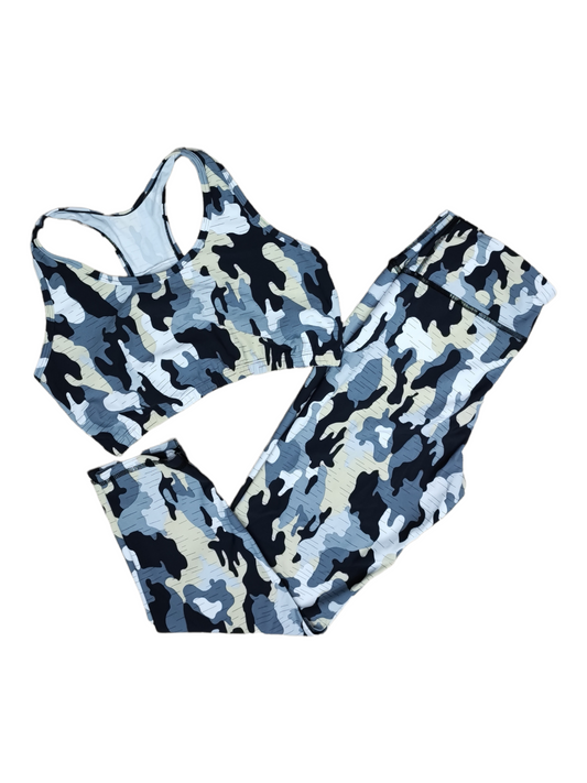 LICRA TALLA PLUS SET 2 PIEZAS PREMIUMTEX MILITAR NEGRO BLANCO oversilvercolombia