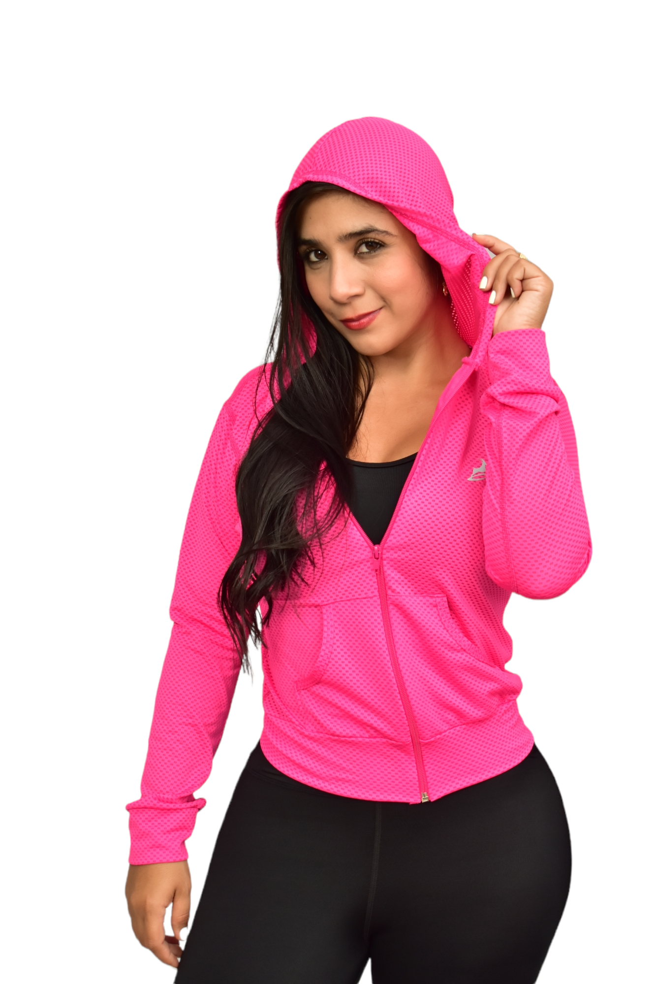 CHAQUETA DEPORTIVA DAMA FUCSIA OVERSILVER®