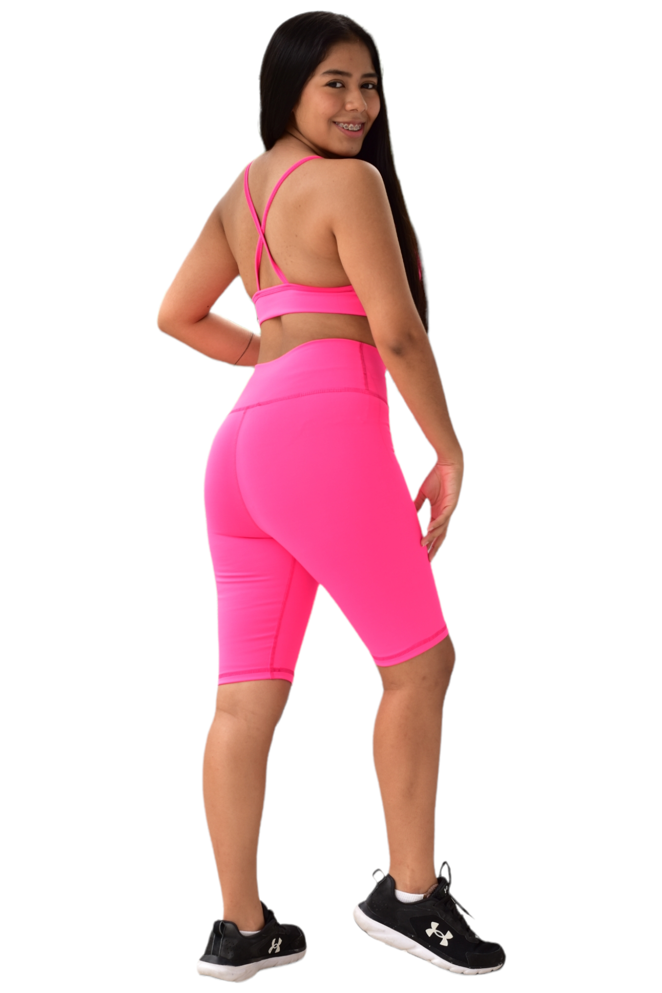 BIKER SET 2 PIEZAS SUPLEX FUCSIA