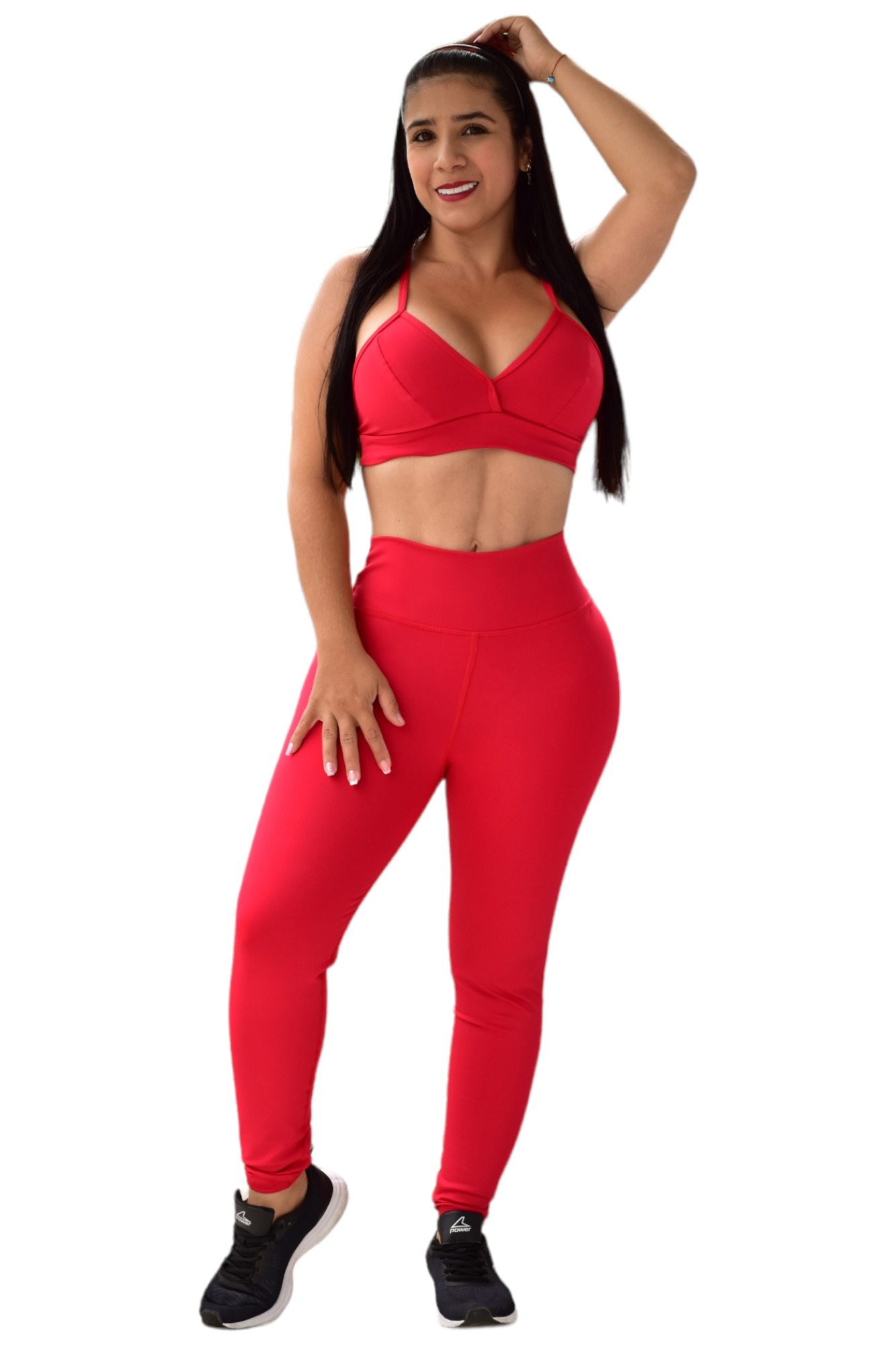 LEGGINS  SET 2 PIEZAS SUPLEX ROJO