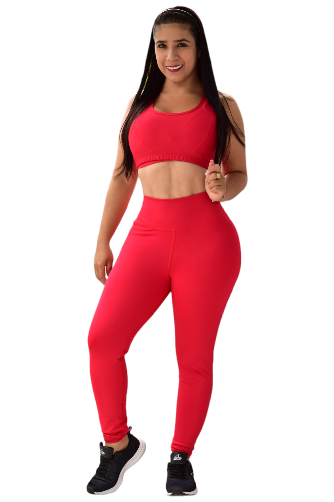 LEGGINS  SET 2 PIEZAS SUPLEX ROJO