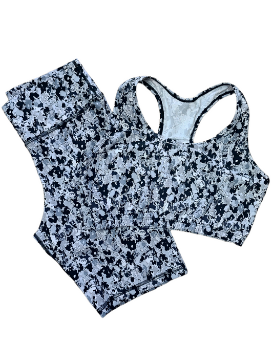 BIKER TALLA PLUS SET 2 PIEZAS PREMIUMTEX NEGRO MANCHAS oversilvercolombia