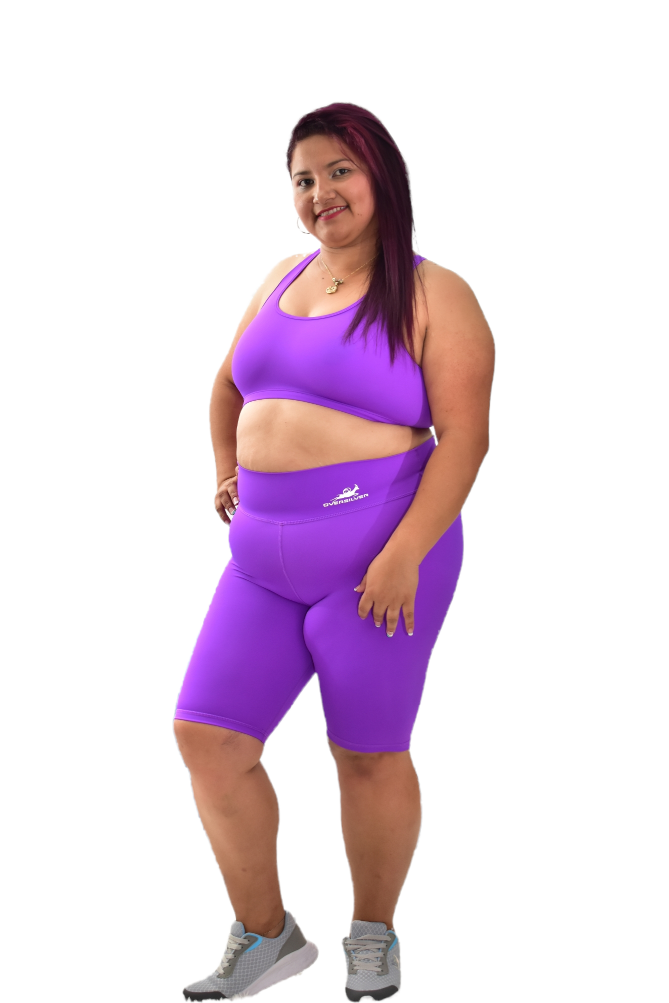 BIKER TALLA PLUS SET 2 PIEZAS PREMIUMTEX MORADO oversilvercolombia