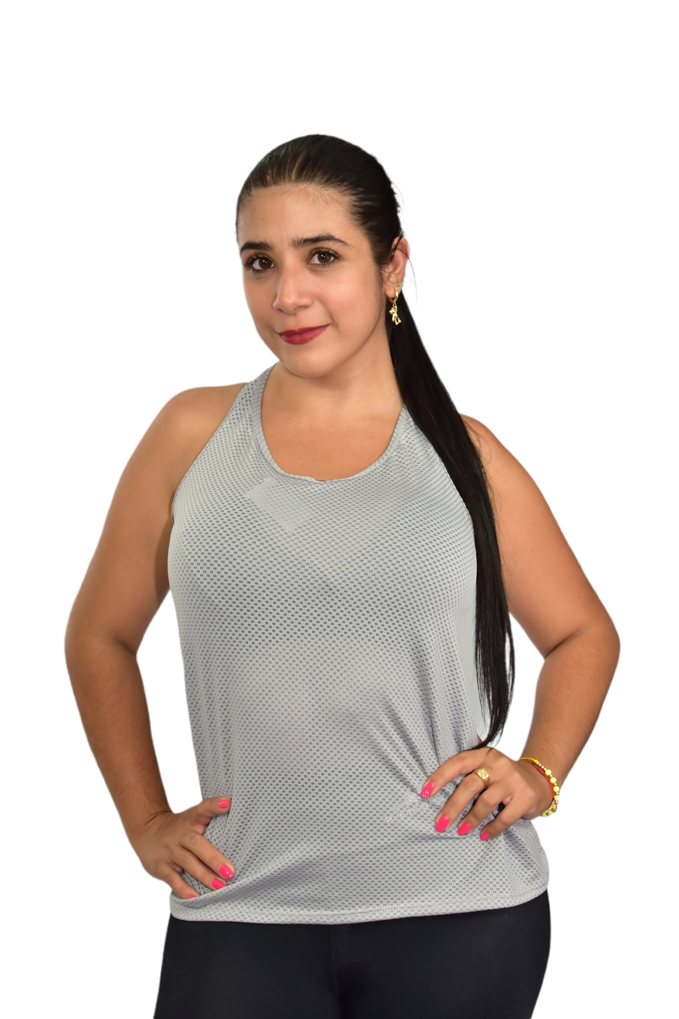 CAMISILLA ESCOTE LAGRIMA MALLA TALLA UNICA OVERSILVER®