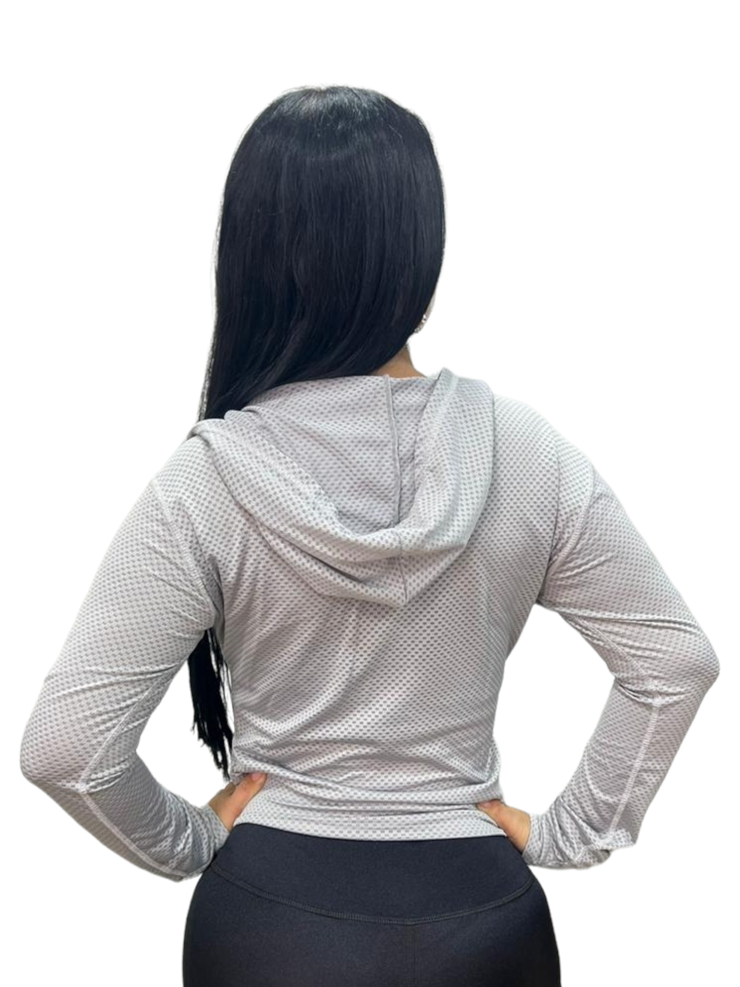 CHAQUETA DEPORTIVA DAMA GRIS CLARO OVERSILVER®