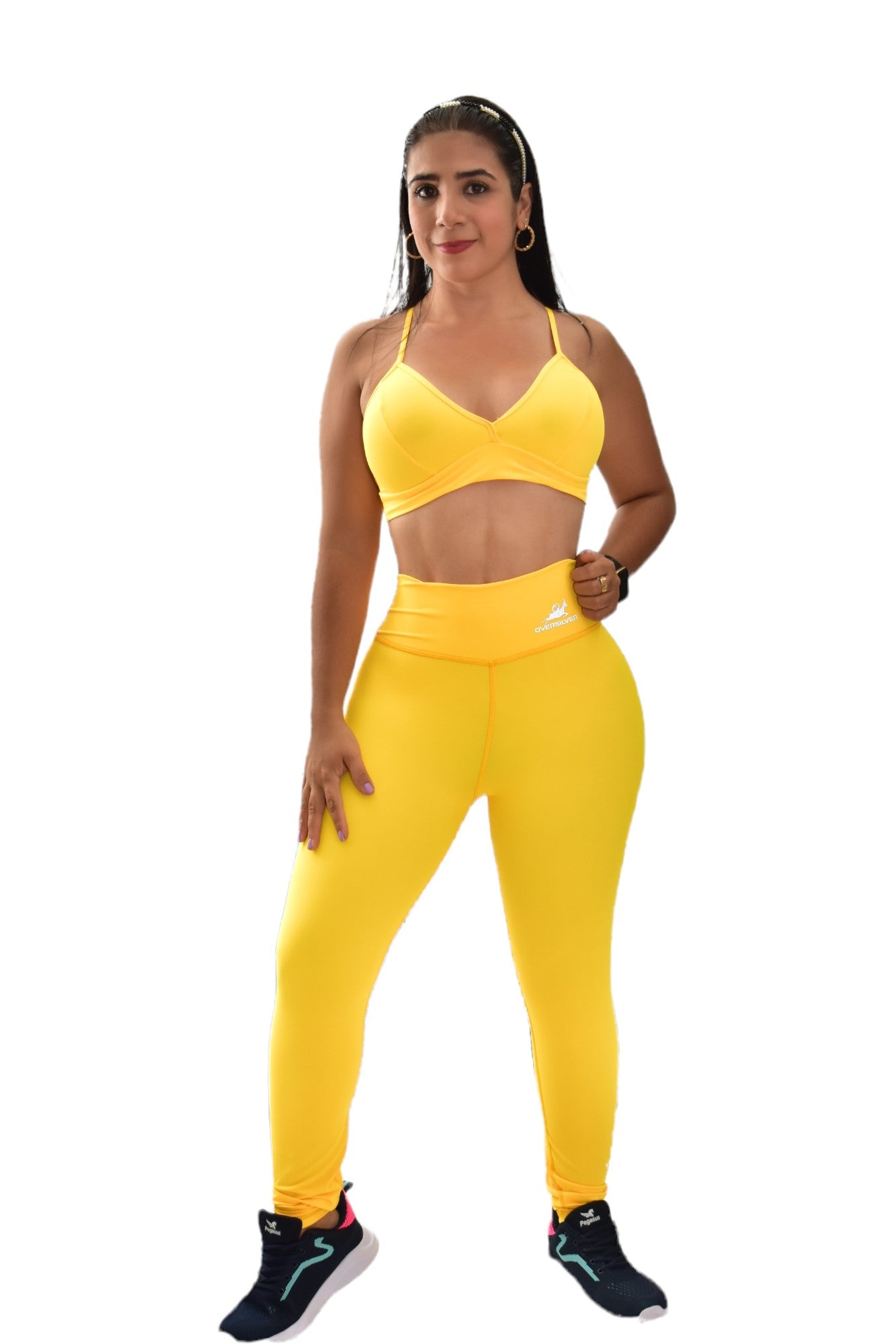 LEGGINS SET 2 PIEZAS PREMIUMTEX AMARILLO oversilvercolombia