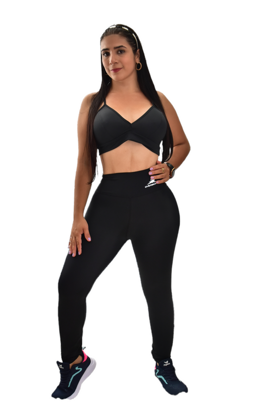 LEGGINS SET 2 PIEZAS NEWGYM NEGRO oversilvercolombia