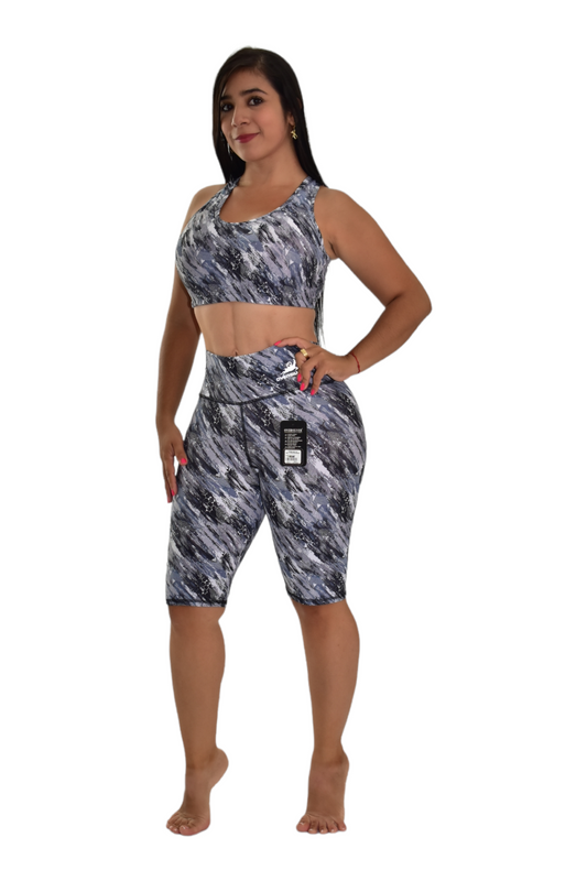 BIKER SET 2 PIEZAS PREMIUMTEX GRIS COLMENA oversilvercolombia