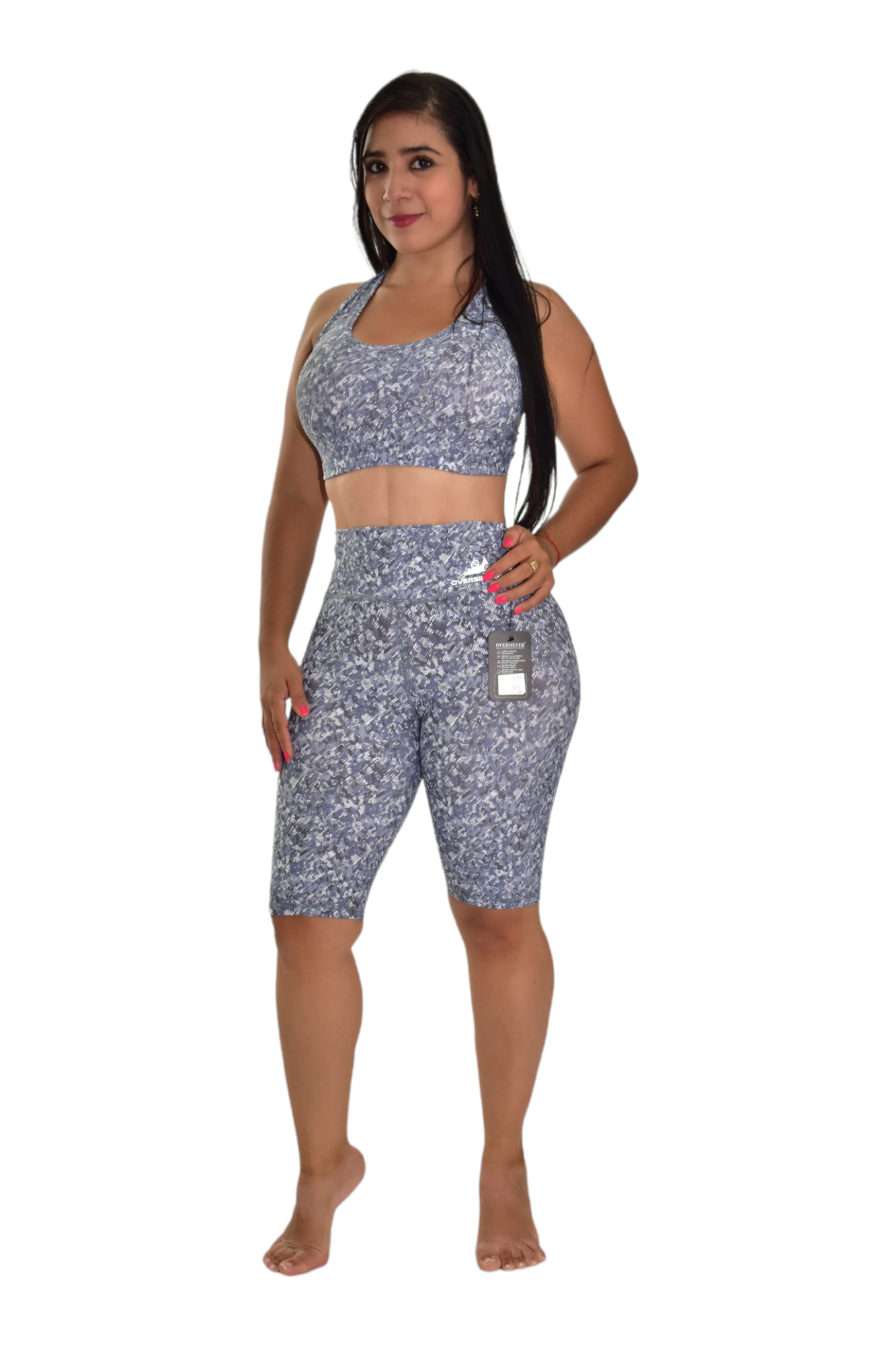 BIKER SET 2 PIEZAS PREMIUMTEX GRIS ESTAMPADO oversilvercolombia