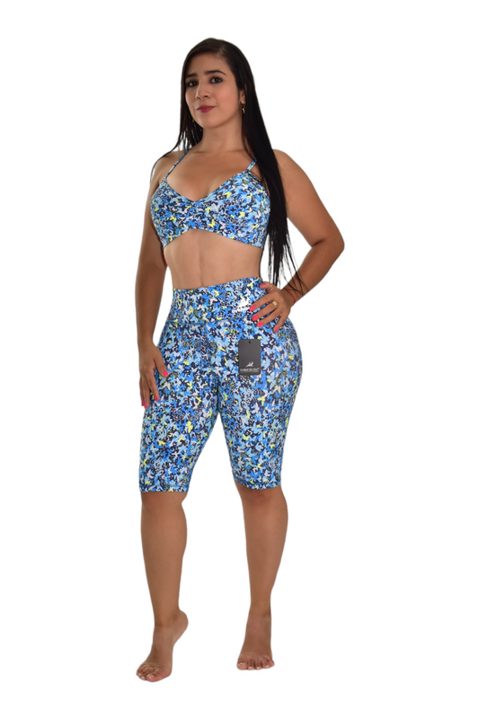 BIKER SET 2 PIEZAS PREMIUMTEX AZUL MARIPOSA oversilvercolombia