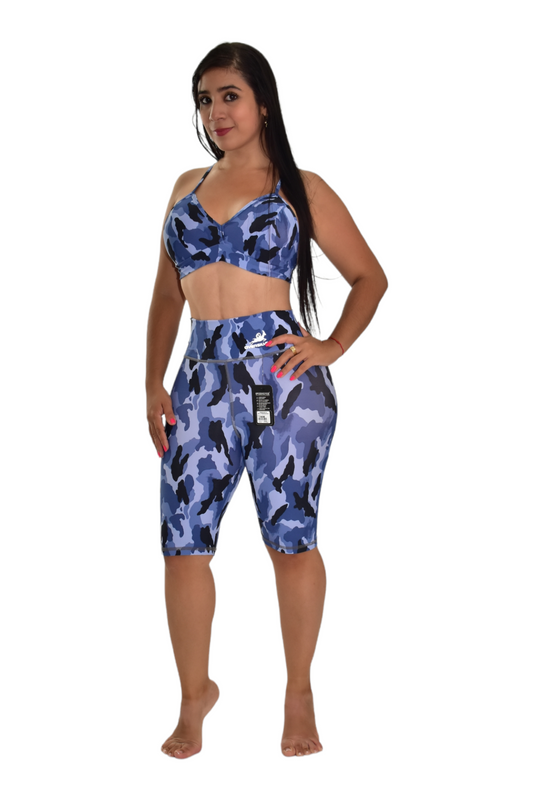 BIKER SET 2 PIEZAS PREMIUMTEX MILITAR AZUL oversilvercolombia