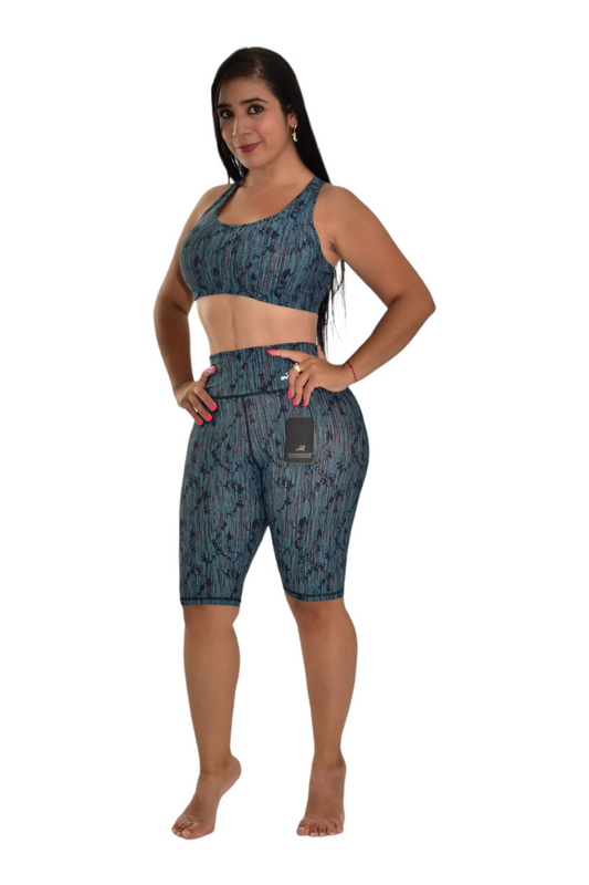 BIKER SET 2 PIEZAS PREMIUMTEX AZUL RALLADO oversilvercolombia