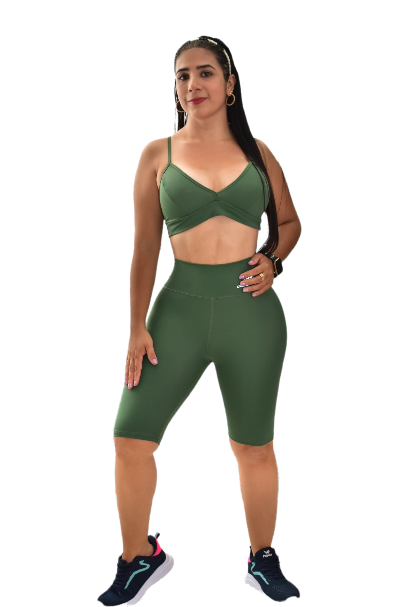 BIKER SET 2 PIEZAS PREMIUMTEX VERDE MILITAR oversilvercolombia