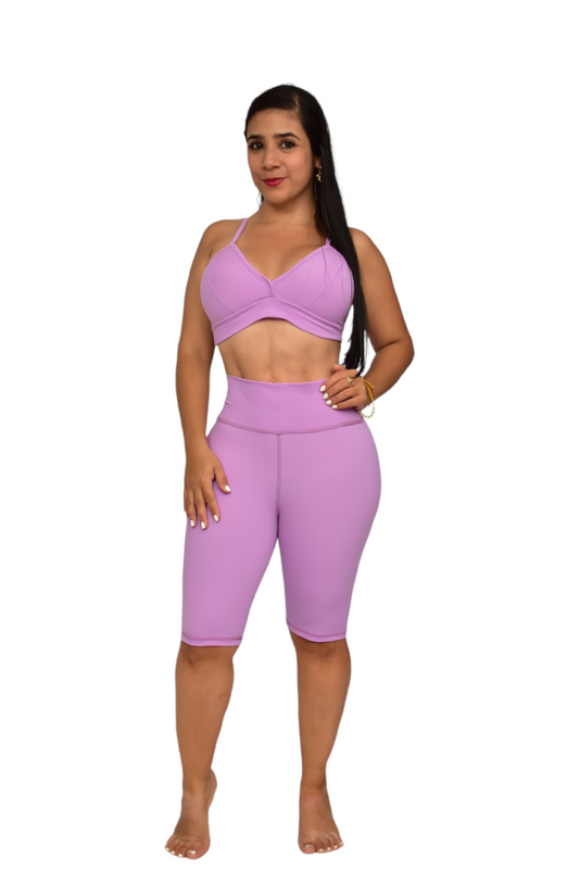 BIKER SET 2 PIEZAS PREMIUMTEX LILA oversilvercolombia