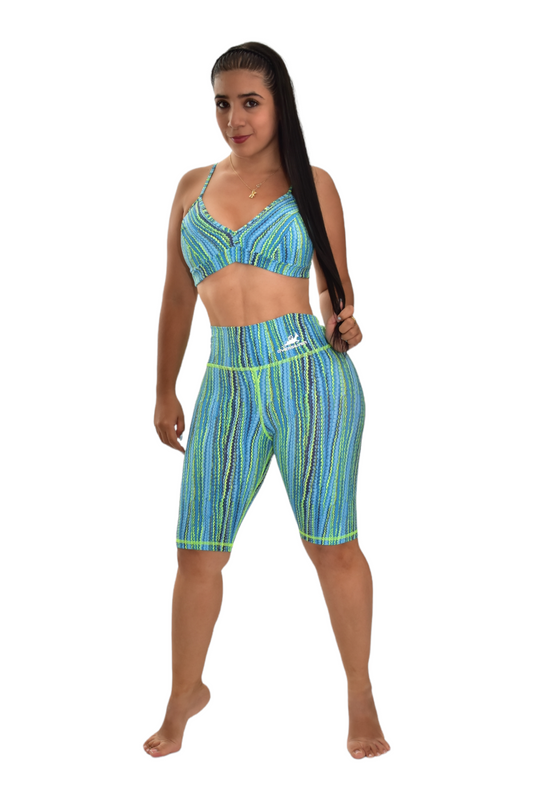BIKER SET 2 PIEZAS PREMIUMTEX VERDE ESCAMA oversilvercolombia