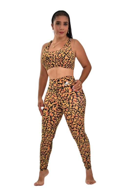 LEGGINS SET 2 PIEZAS PREMIUMTEX AMARILLO PANTERA oversilvercolombia