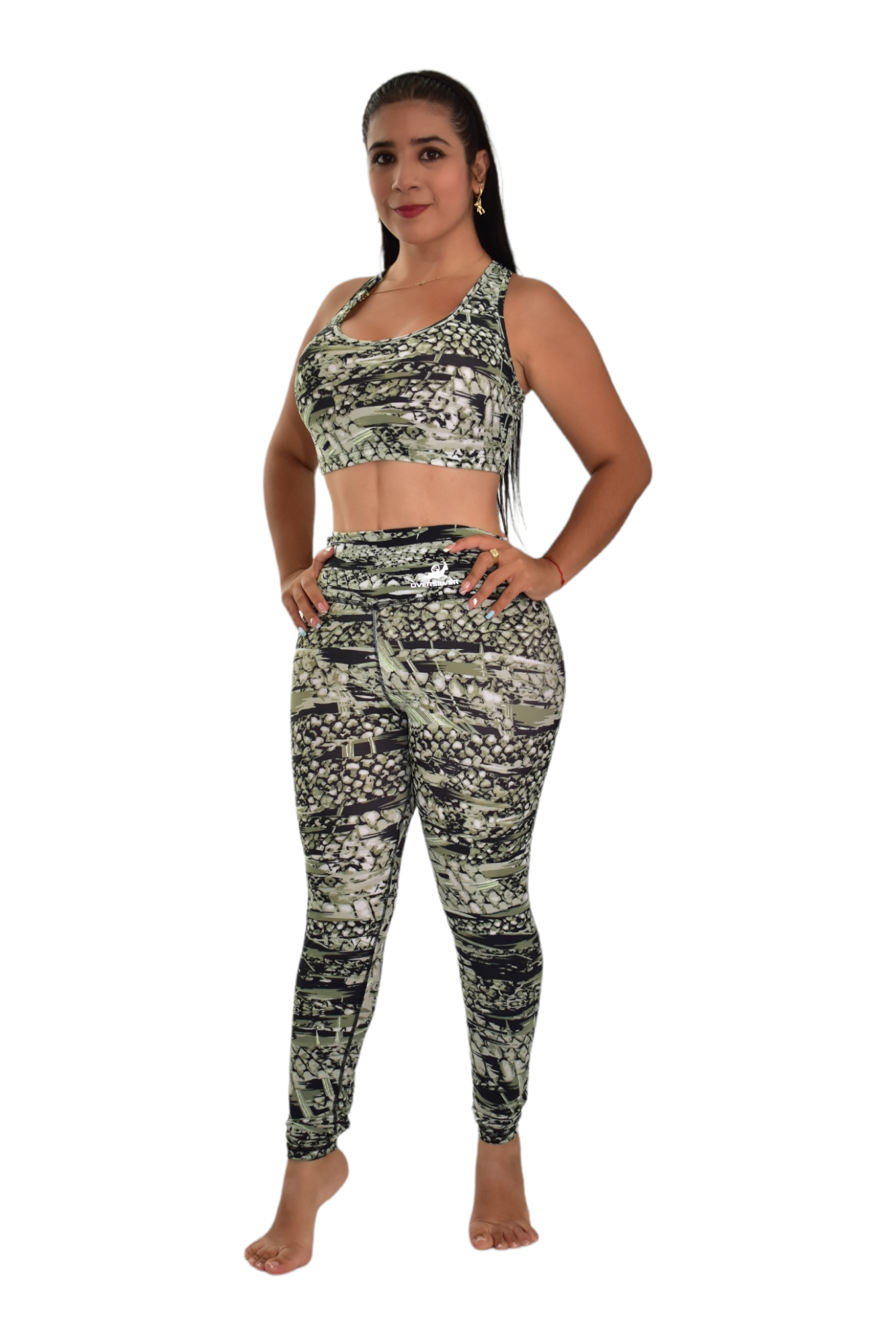 LEGGINS SET 2 PIEZAS PREMIUMTEX VERDE TORTUGA oversilvercolombia