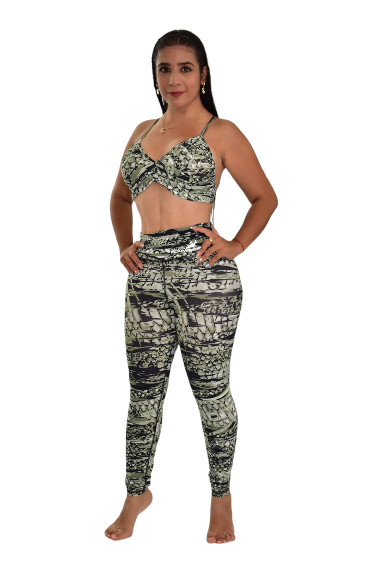 LEGGINS SET 2 PIEZAS PREMIUMTEX VERDE TORTUGA oversilvercolombia