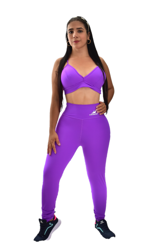 LEGGINS SET 2 PIEZAS PREMIUMTEX MORADO oversilvercolombia