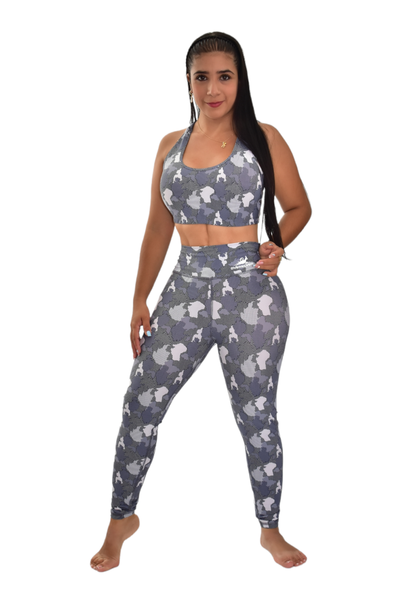 LEGGINS SET 2 PIEZAS PREMIUMTEX MILITAR GRIS oversilvercolombia