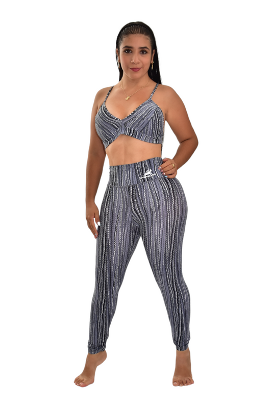 LEGGINS SET 2 PIEZAS PREMIUMTEX GRIS ESCAMA oversilvercolombia
