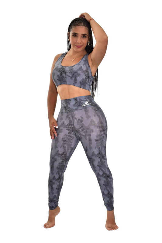 LEGGINS SET 2 PIEZAS PREMIUMTEX GRIS MILITAR CUADRO oversilvercolombia