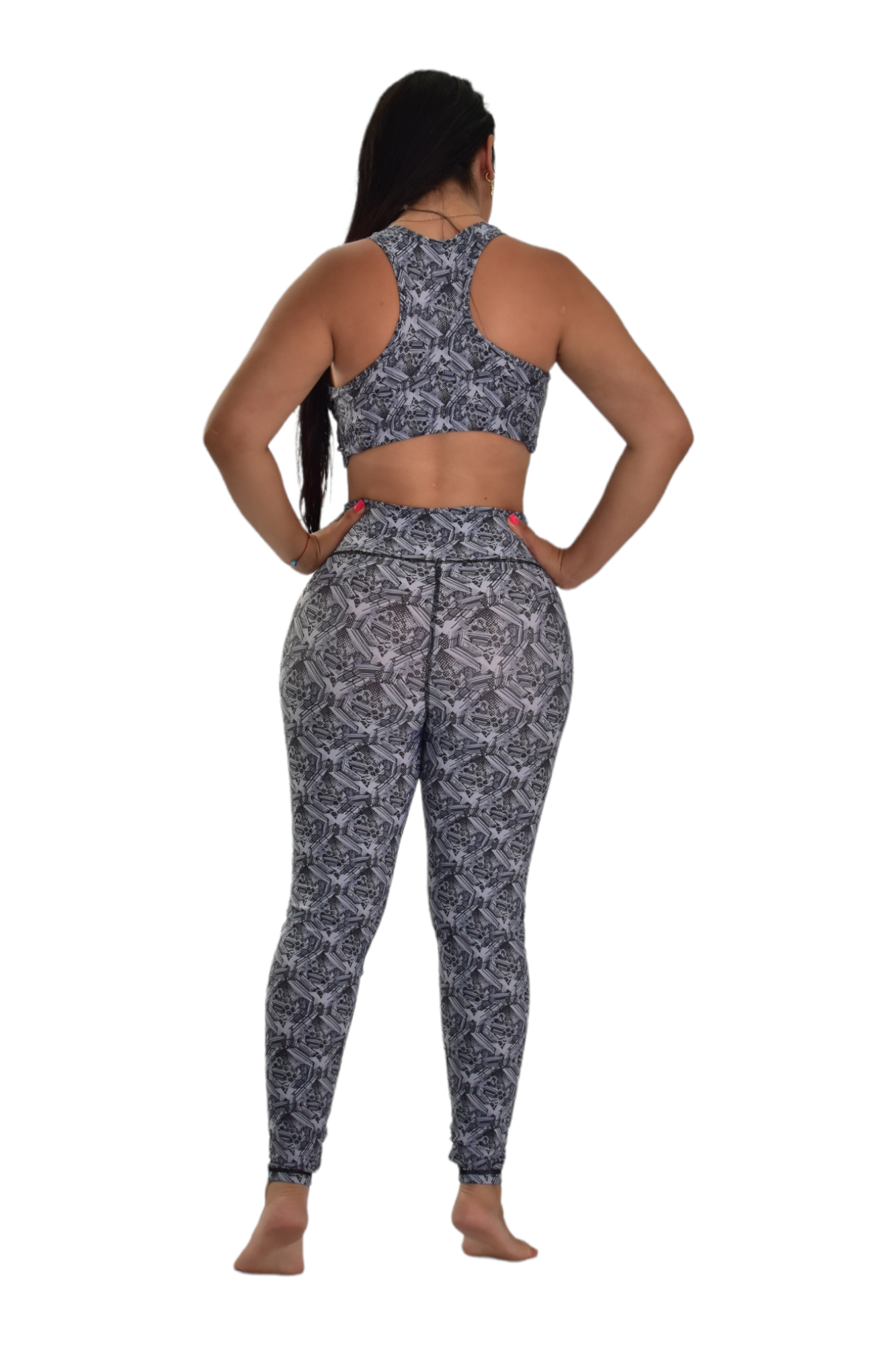 LEGGINS SET 2 PIEZAS PREMIUMTEX GRIS COLMENA oversilvercolombia