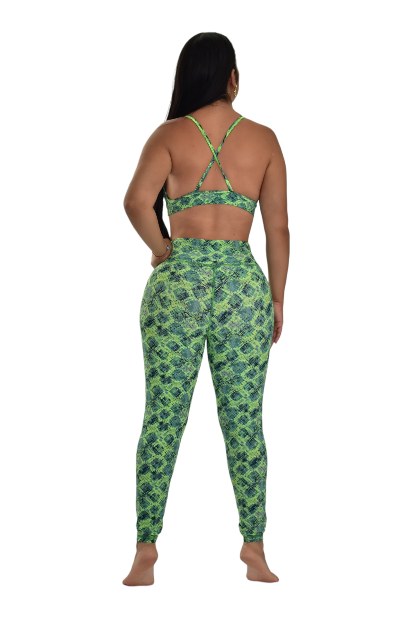 LEGGINS SET 2 PIEZAS PREMIUMTEX VERDE ROMBO oversilvercolombia