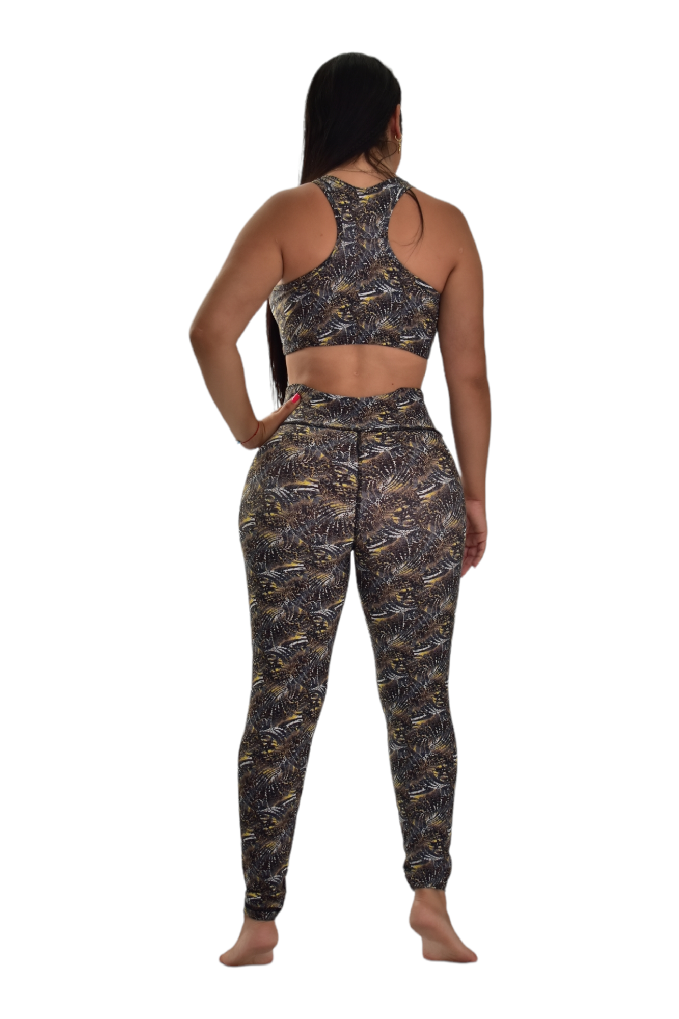 LEGGINS SET 2 PIEZAS PREMIUMTEX NEGRO AMARILLO oversilvercolombia