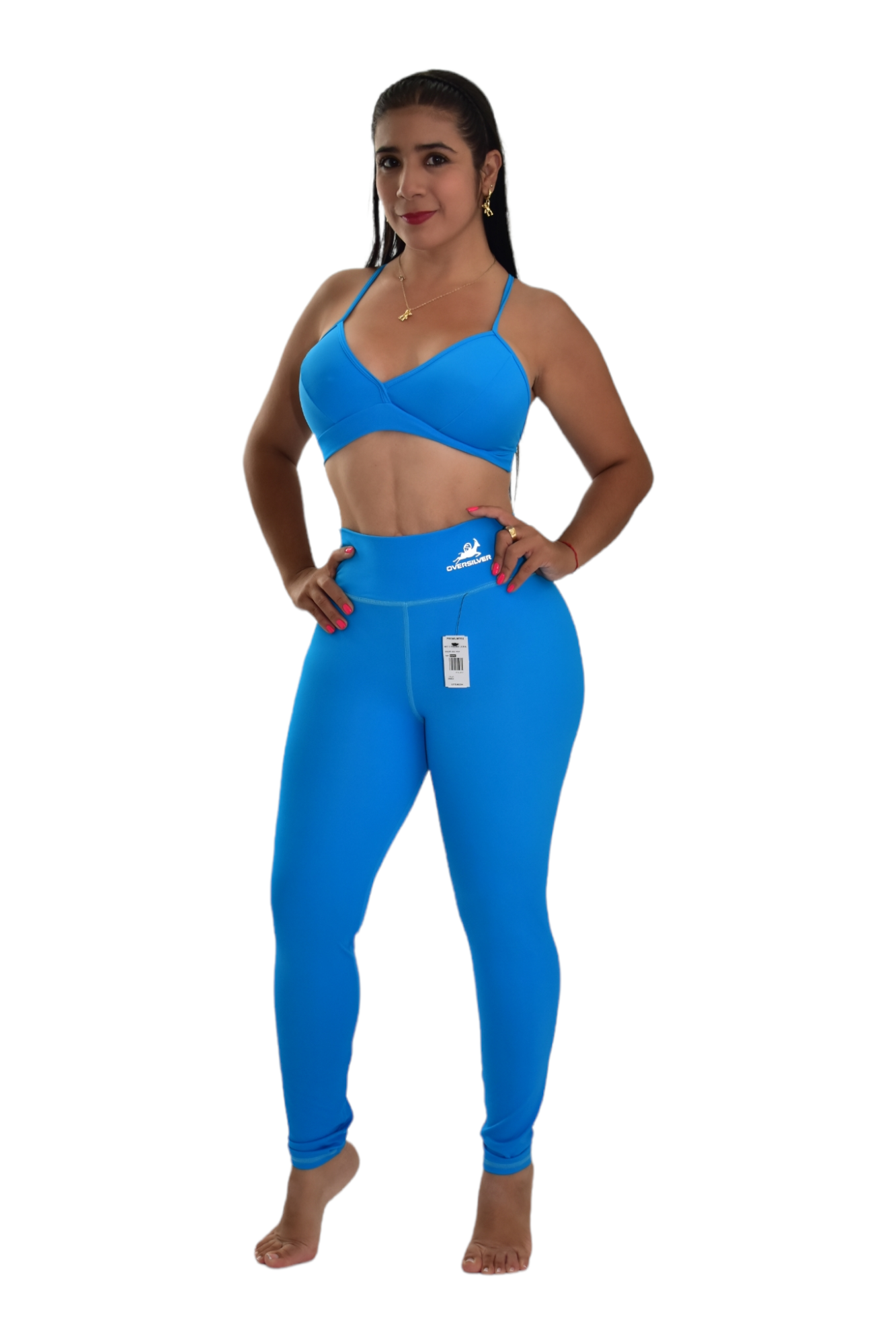 LEGGINS SET 2 PIEZAS PREMIUMTEX AZUL AGUA oversilvercolombia