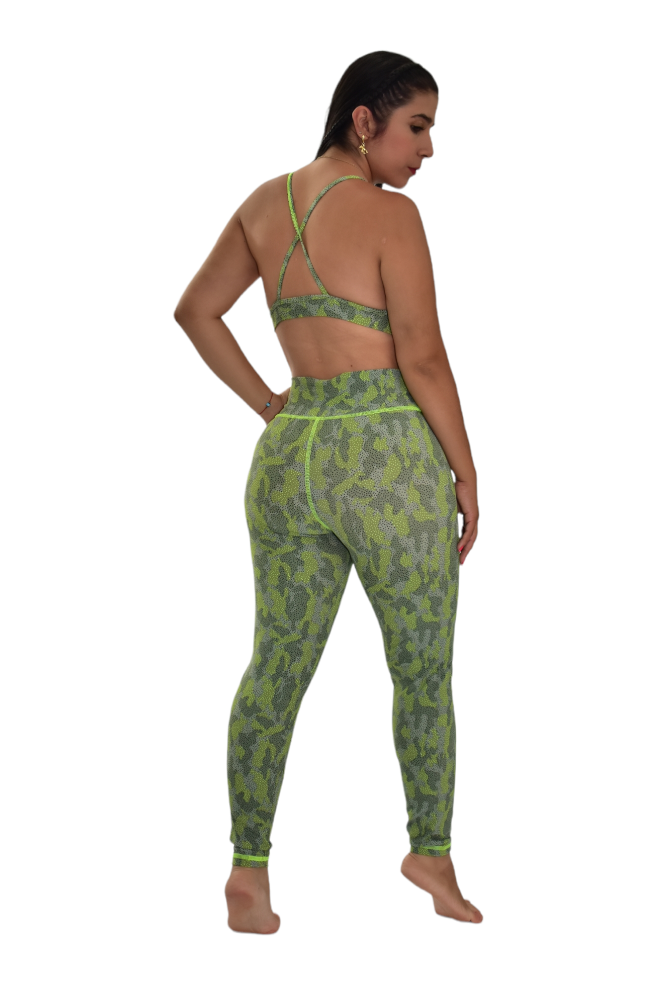 LEGGINS SET 2 PIEZAS PREMIUMTEX VERDE MILITAR oversilvercolombia