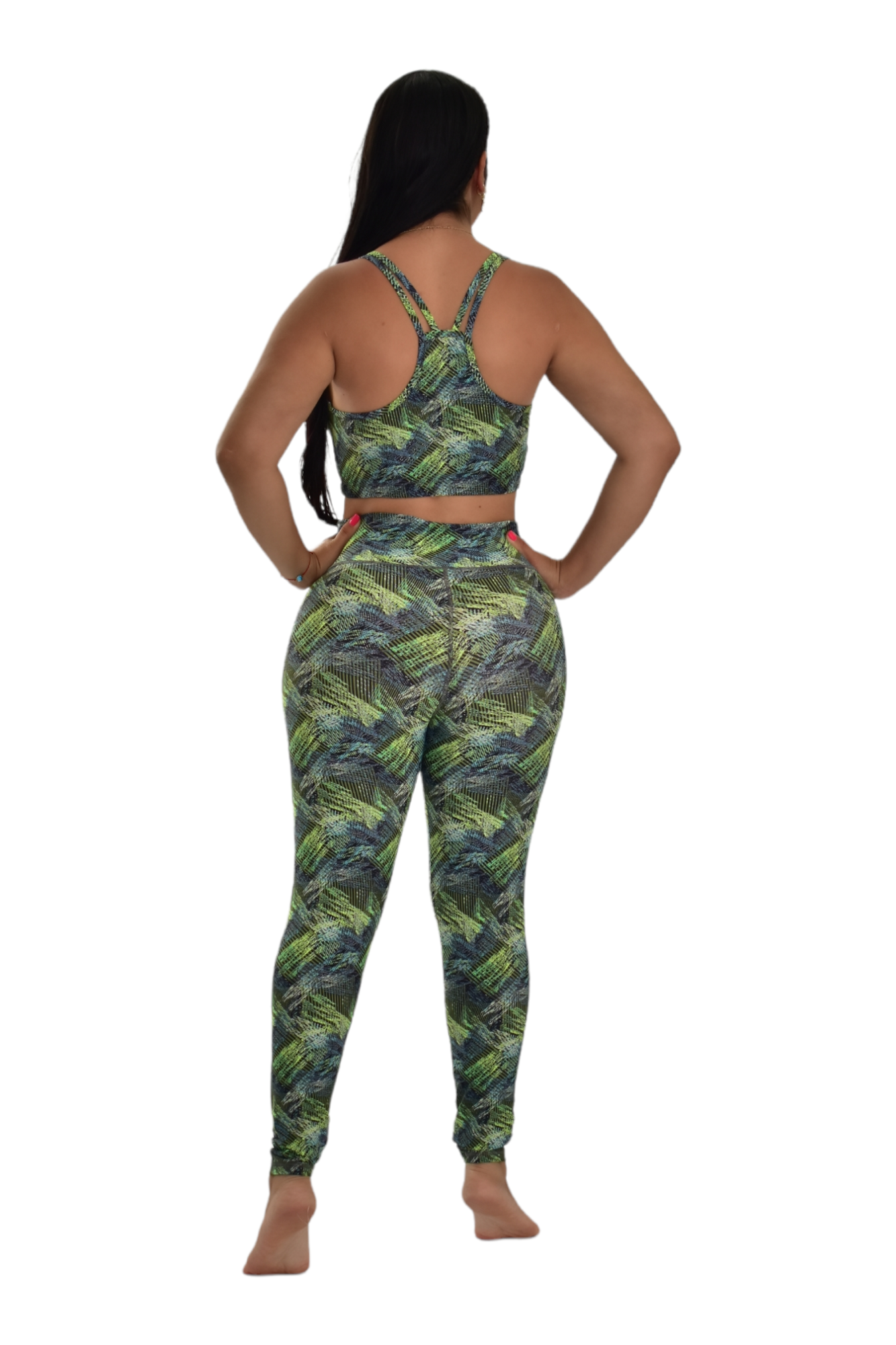 LEGGINS SET 2 PIEZAS PREMIUMTEX VERDE JUNGLA oversilvercolombia