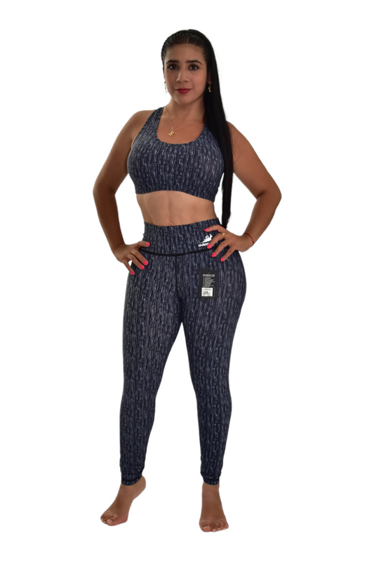 LEGGINS SET 2 PIEZAS PREMIUMTEX GRIS RALLA oversilvercolombia