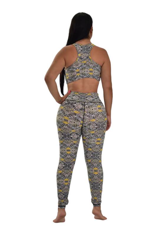 LEGGINS SET 2 PIEZAS PREMIUMTEX AMARILLO ROMBO oversilvercolombia