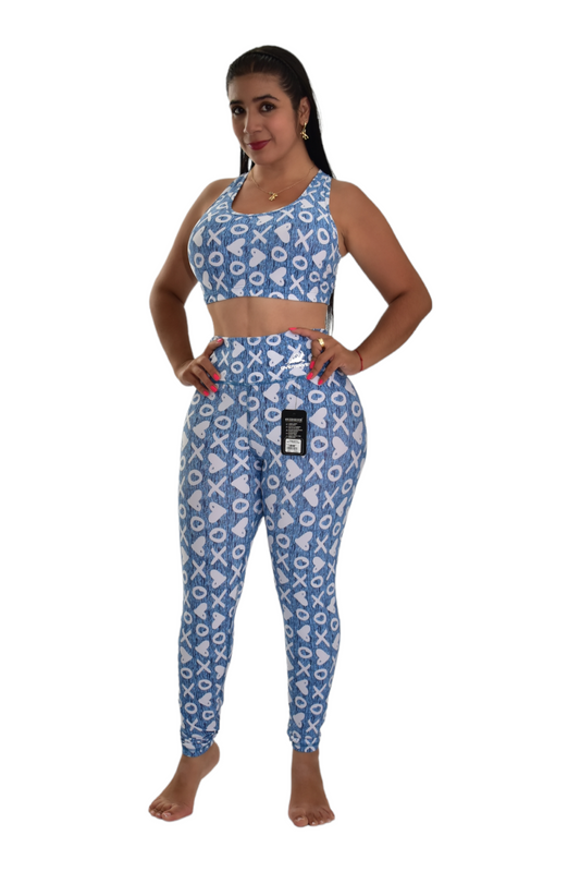 LEGGINS SET 2 PIEZAS PREMIUMTEX AZUL XCORAZON oversilvercolombia