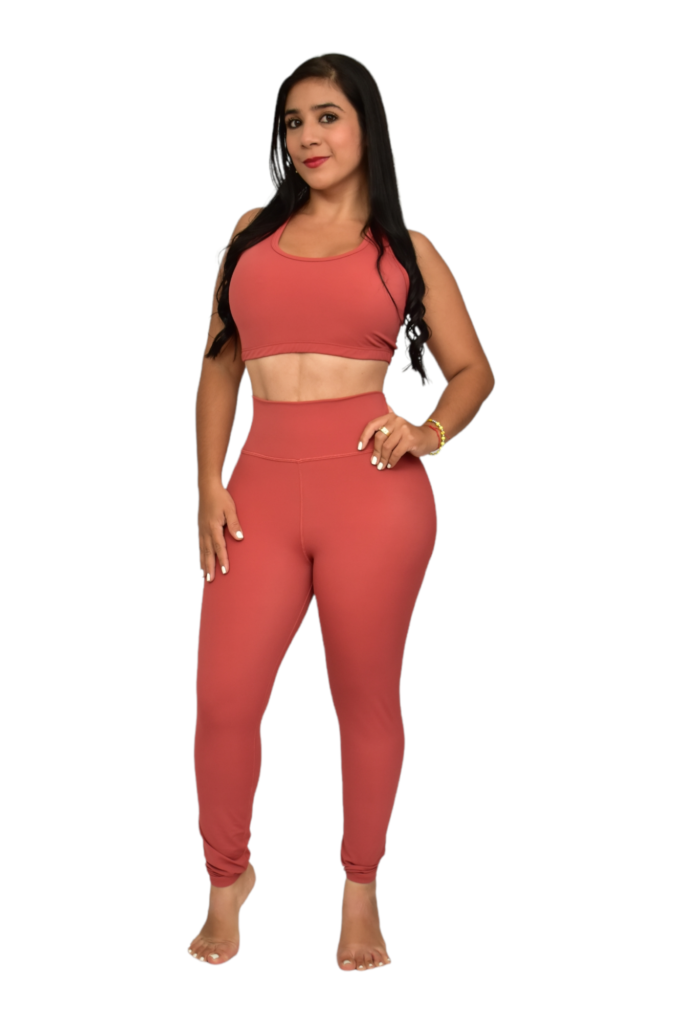 LEGGINS SET 2 PIEZAS PREMIUMTEX TERRACOTA oversilvercolombia