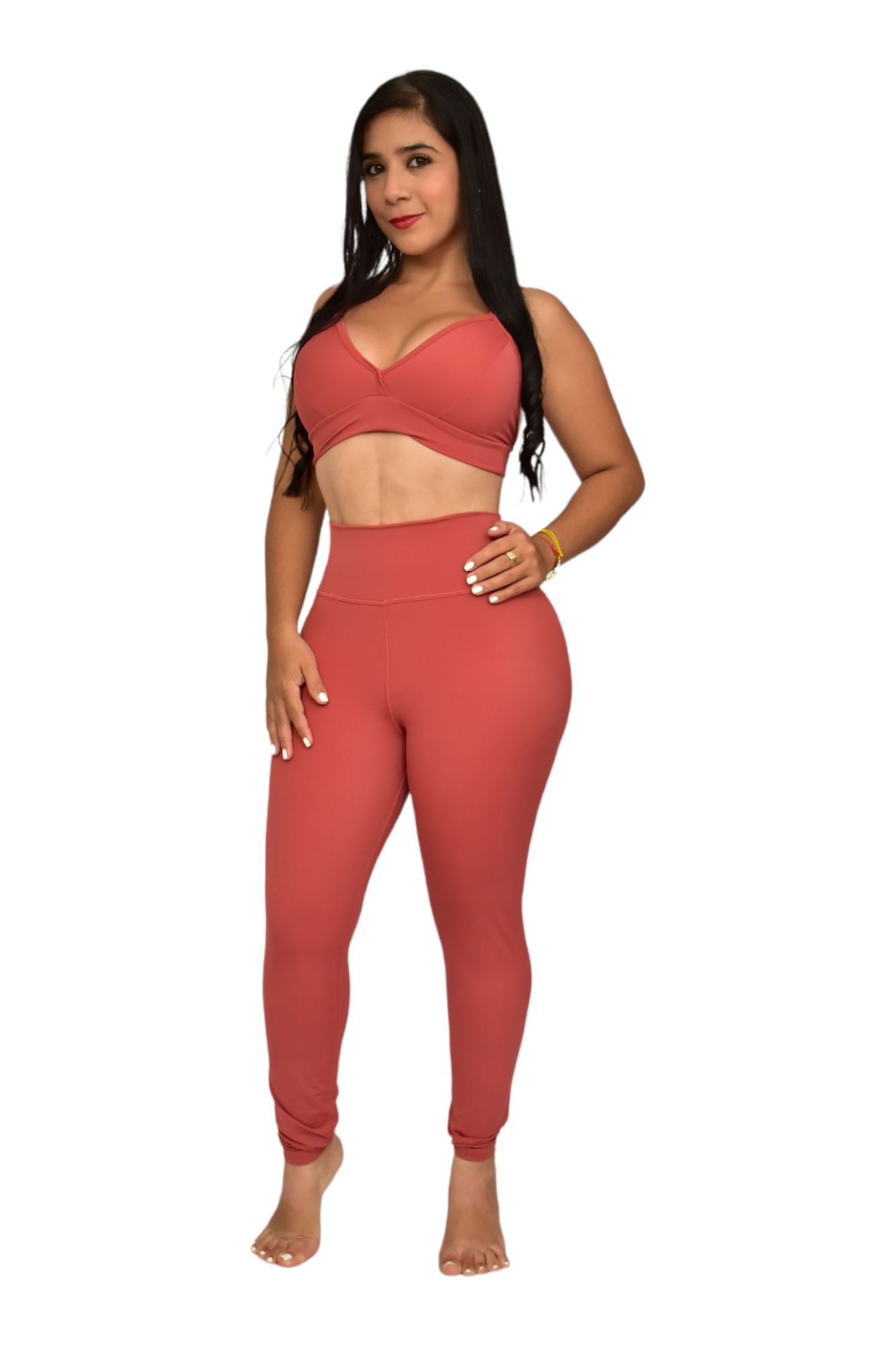 LEGGINS SET 2 PIEZAS PREMIUMTEX TERRACOTA oversilvercolombia