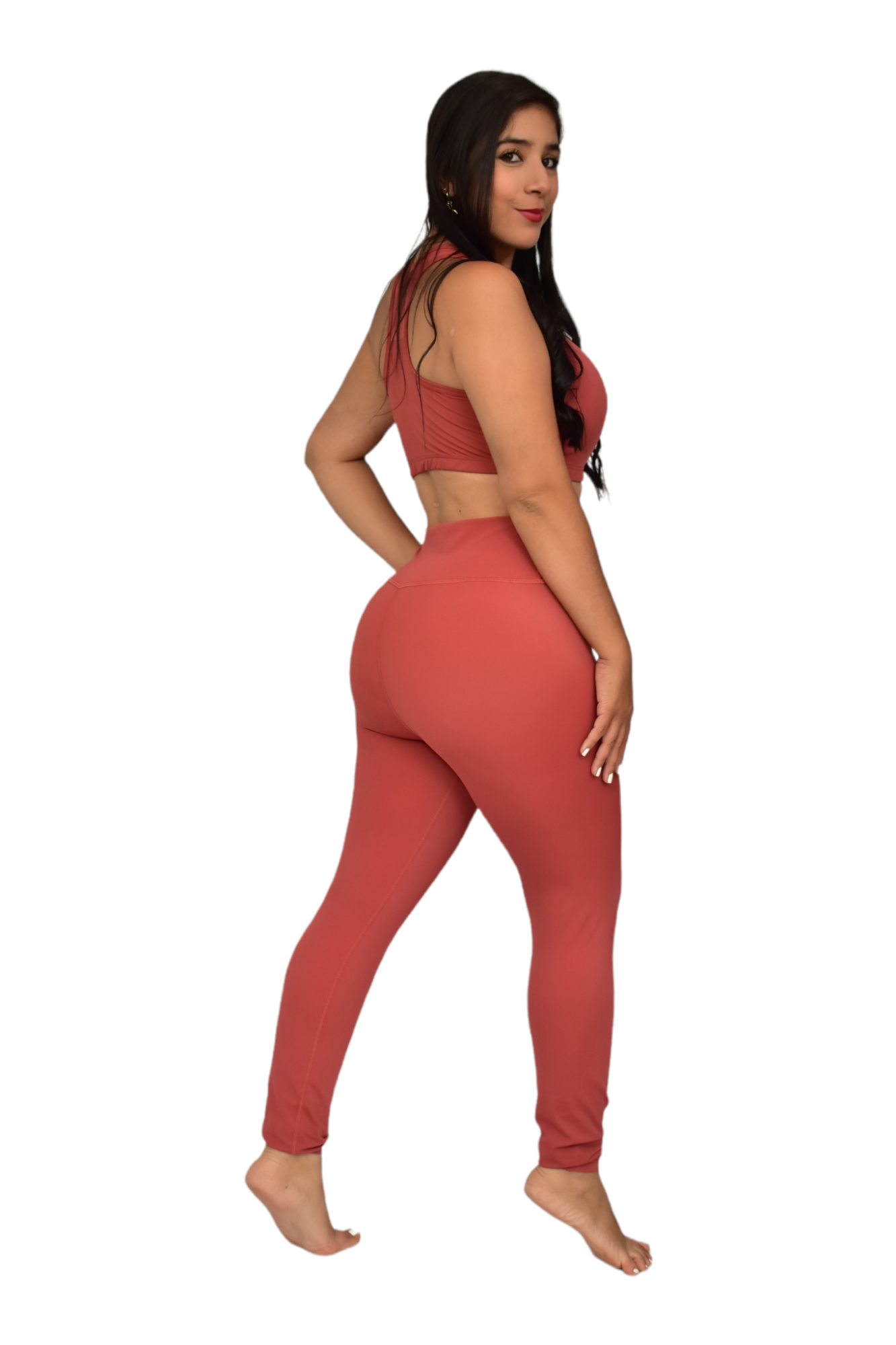 LEGGINS SET 2 PIEZAS PREMIUMTEX TERRACOTA oversilvercolombia