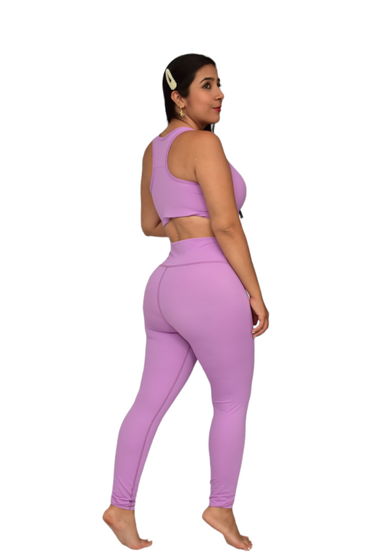 LEGGINS  SET 2 PIEZAS PREMIUMTEX LILA oversilvercolombia