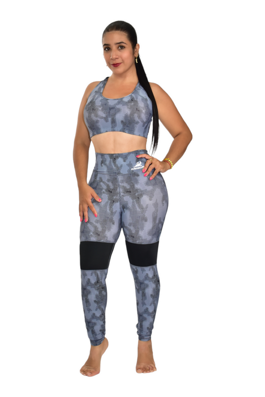 LEGGINS COMBINADAPREMIUMTEX SET 2 PIEZAS - GRIS NEGRO oversilvercolombia